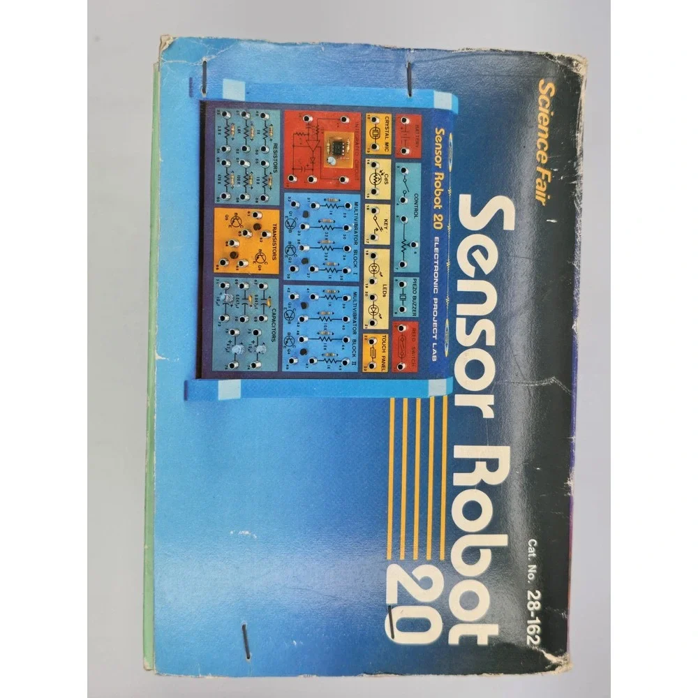 Vintage Radioshack Science Fair SENSOR ROBOT 20 Electronic‎ Project Lab